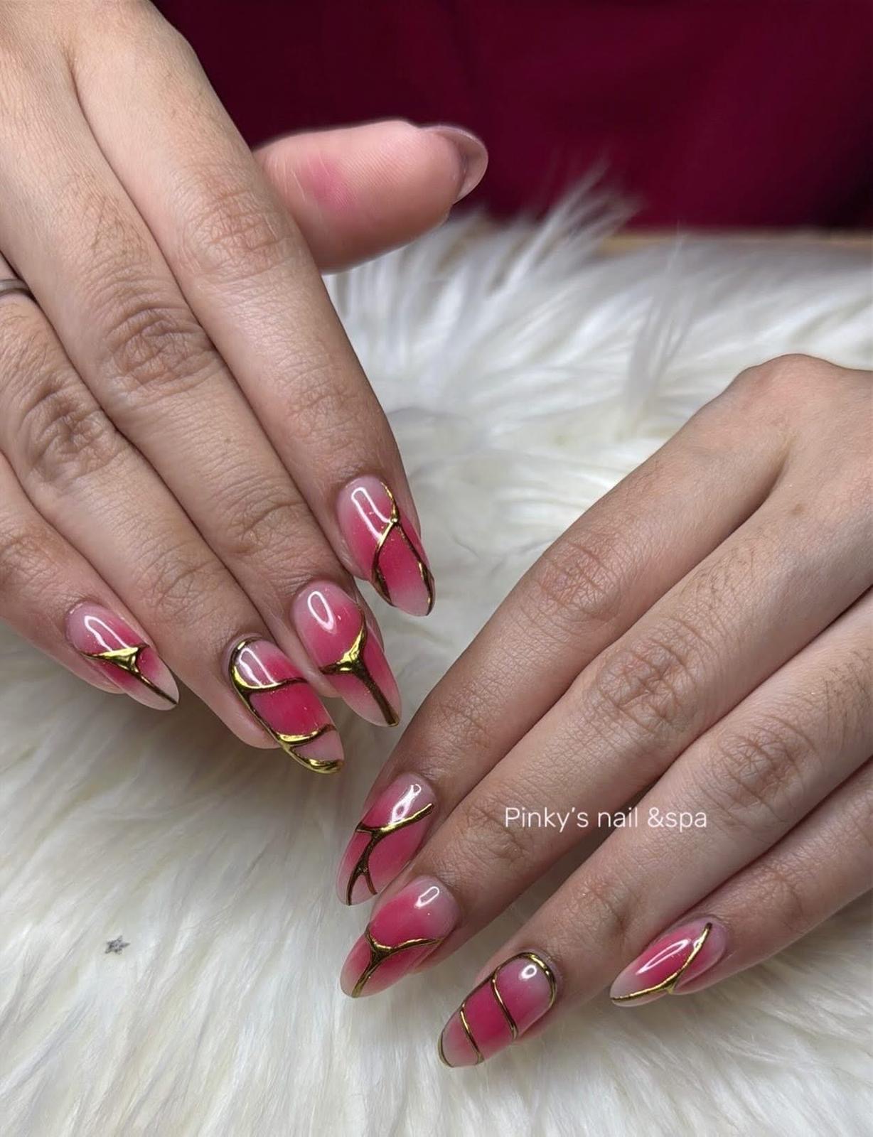 Nail art design at Pinky's Nail Spa Koh Samui